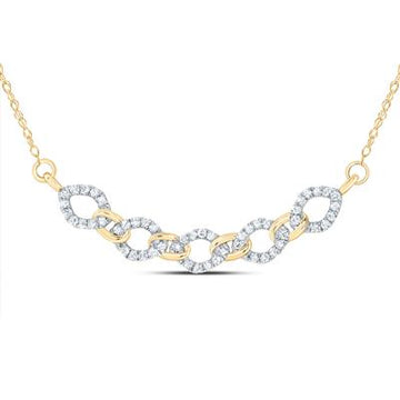 14K Gold Diamond Cuban Link Necklace