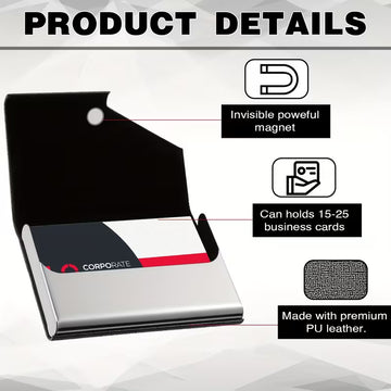 Card Holder w Metal Cover