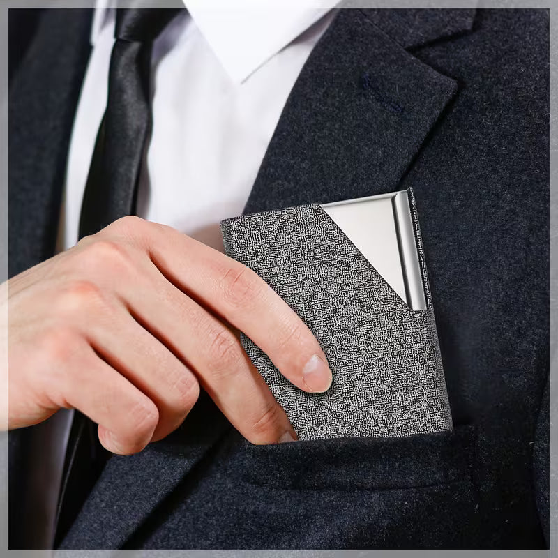 Card Holder w Metal Cover
