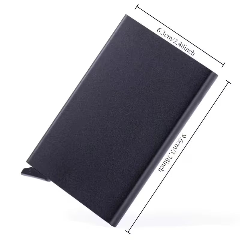 Metal Card Holder - blk